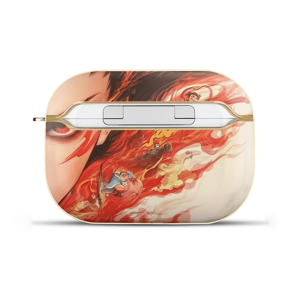 （画像用） Ne Zha 2 ナタ 魔童の大暴れ 【AirPods Pro用】ハードシェル保護ケース｜耐衝撃・防指紋・カラビナ付き商品仕様