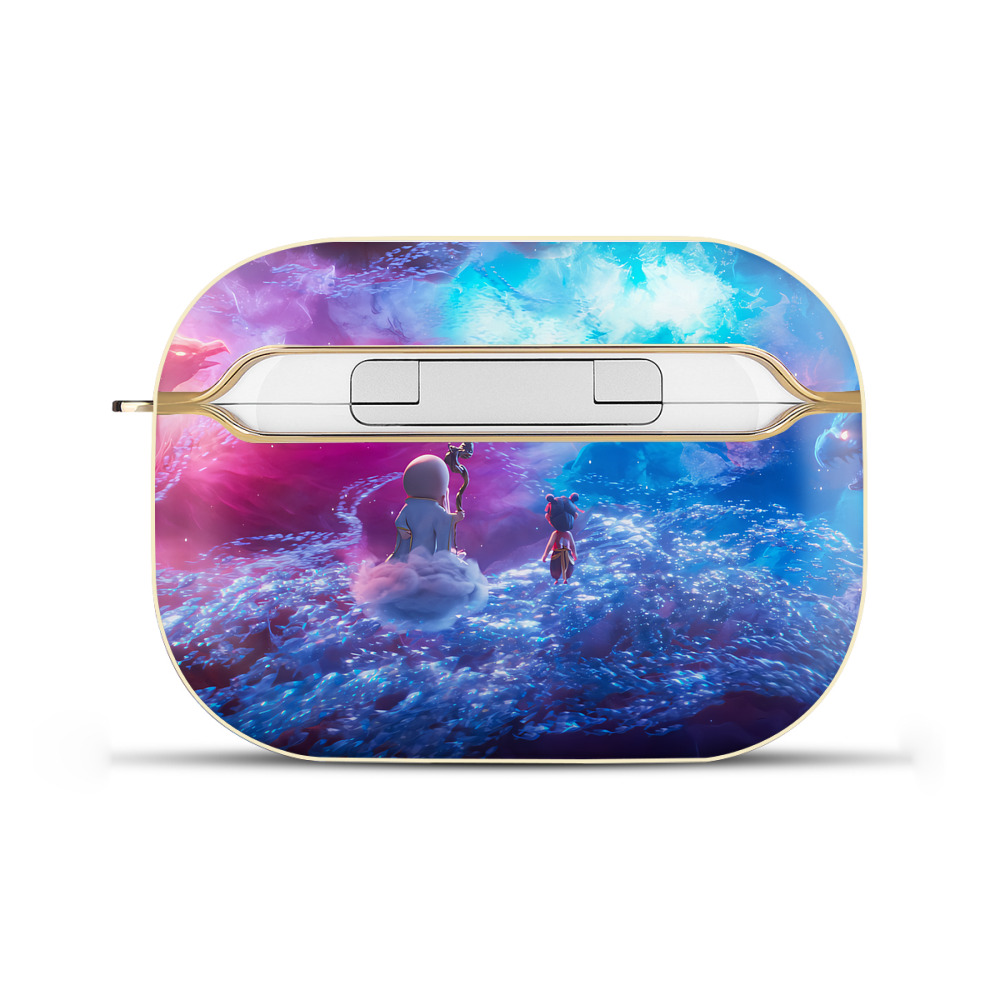 （画像用） Ne Zha 2 ナタ 魔童の大暴れ 【AirPods Pro用】ハードシェル保護ケース｜耐衝撃・防指紋・カラビナ付き商品仕様