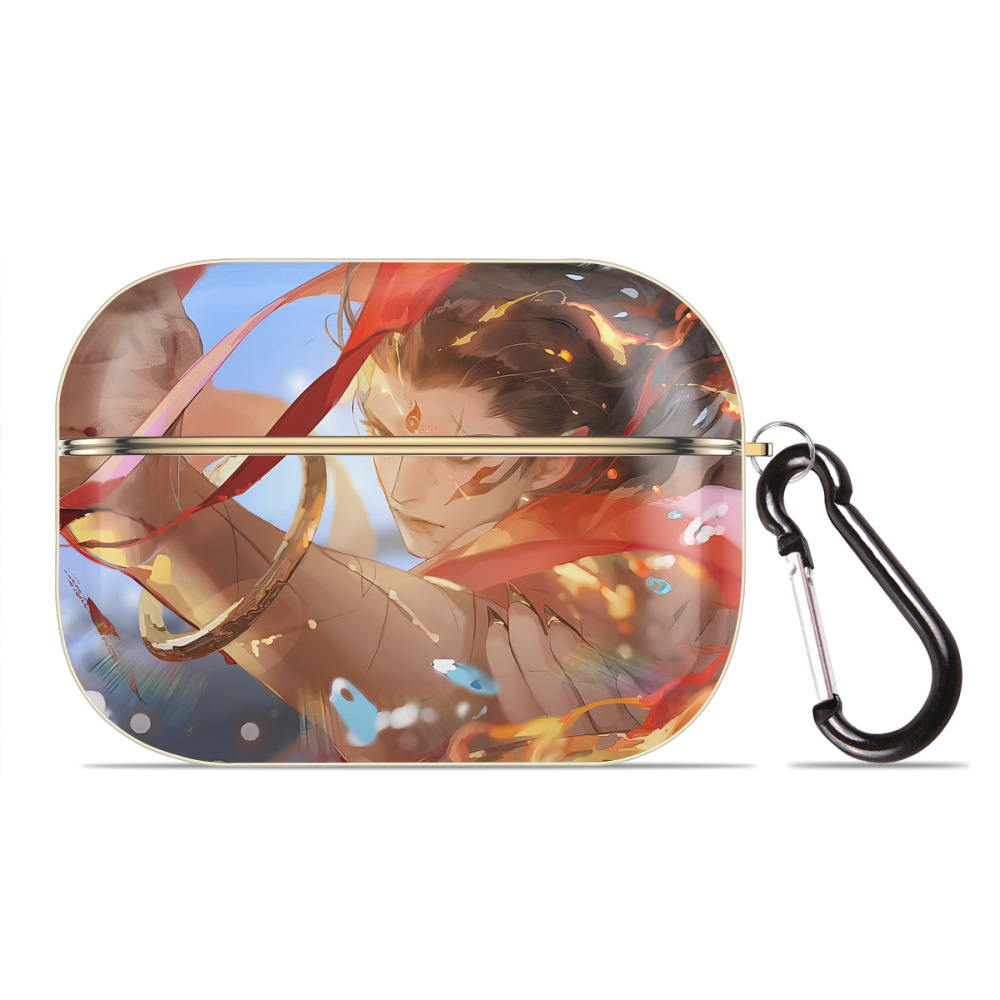 （画像用） Ne Zha 2 ナタ 魔童の大暴れ 【AirPods Pro用】ハードシェル保護ケース｜耐衝撃・防指紋・カラビナ付き商品仕様