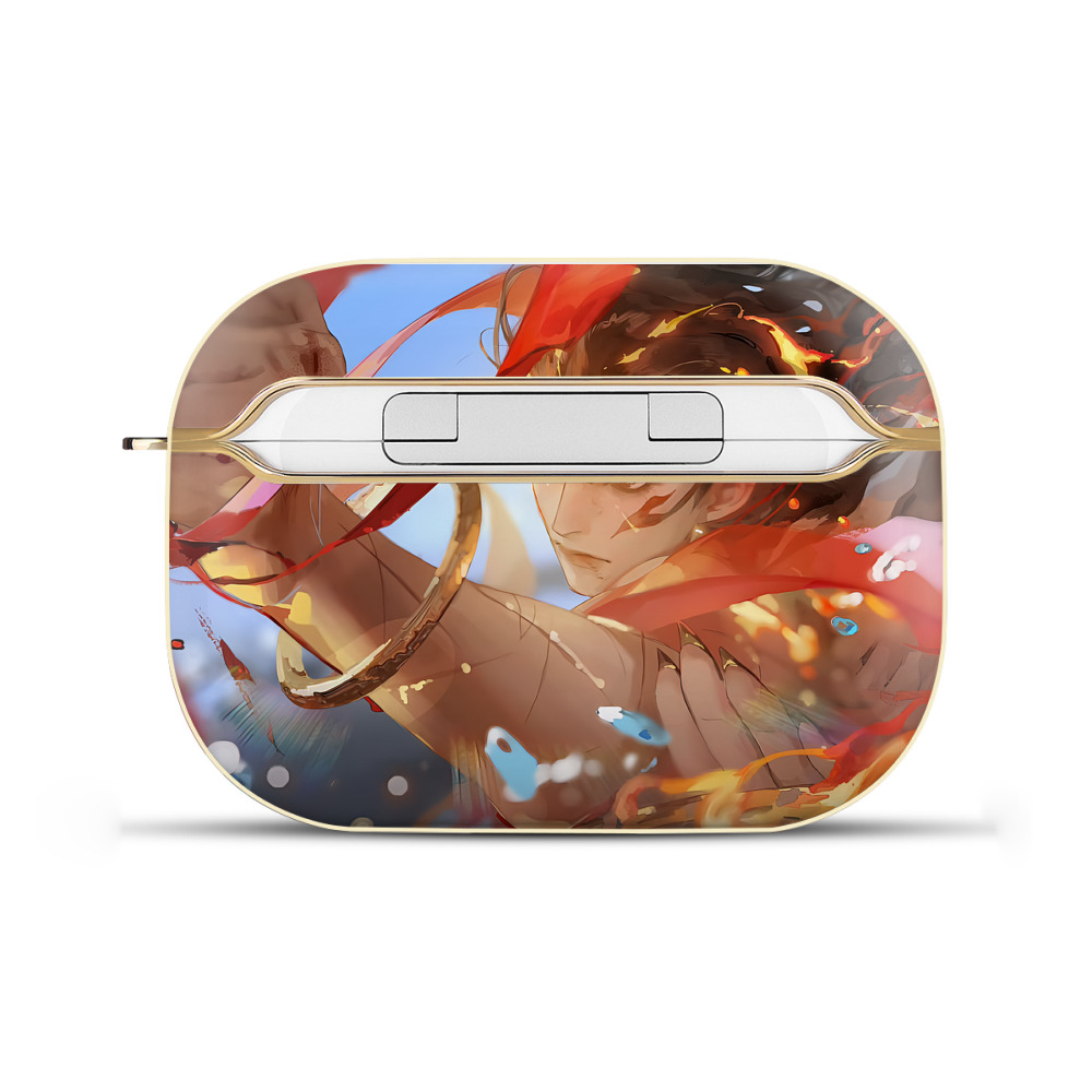 （画像用） Ne Zha 2 ナタ 魔童の大暴れ 【AirPods Pro用】ハードシェル保護ケース｜耐衝撃・防指紋・カラビナ付き商品仕様