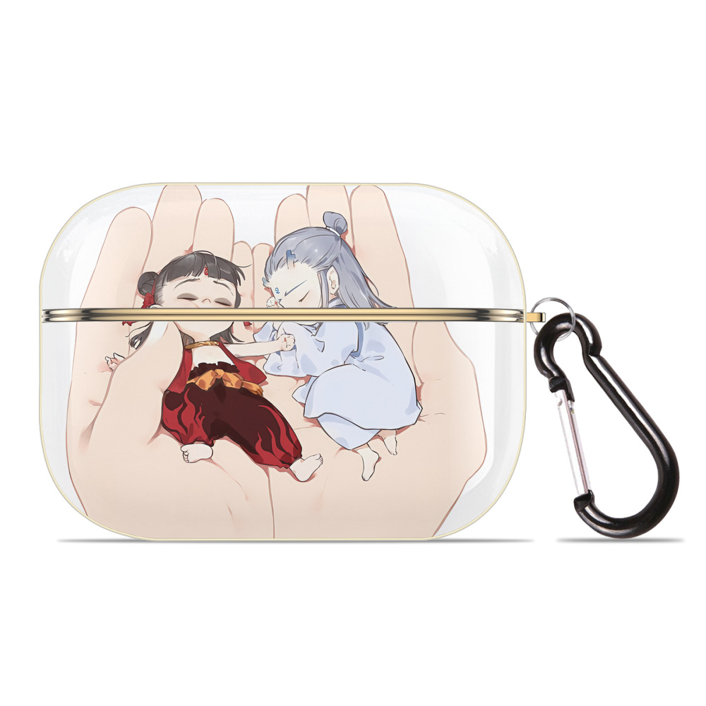 （画像用） Ne Zha 2 ナタ 魔童の大暴れ 【AirPods Pro用】ハードシェル保護ケース｜耐衝撃・防指紋・カラビナ付き商品仕様