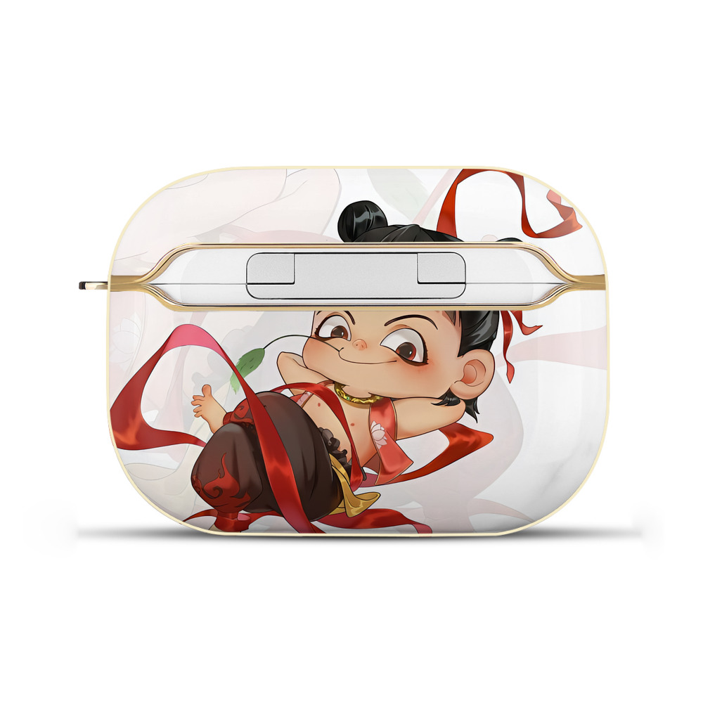 （画像用） Ne Zha 2 ナタ 魔童の大暴れ 【AirPods Pro用】ハードシェル保護ケース｜耐衝撃・防指紋・カラビナ付き商品仕様