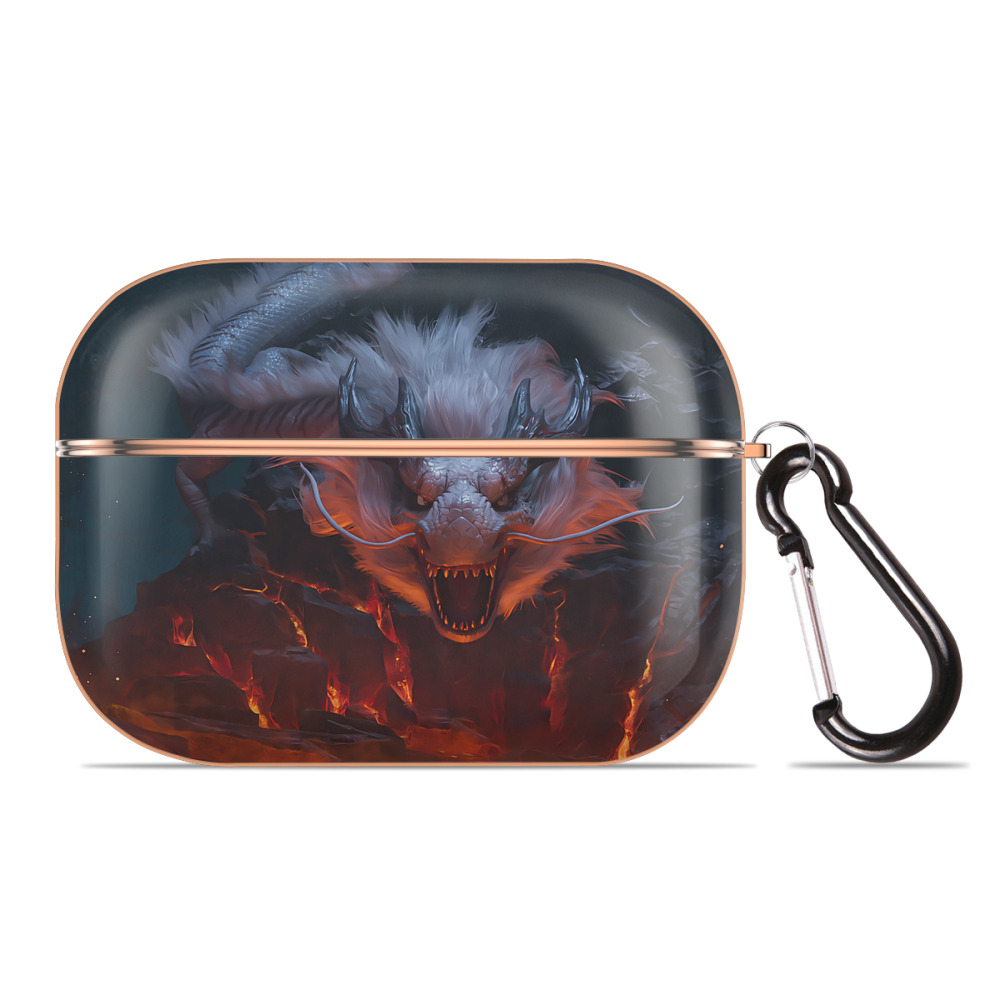 （画像用） Ne Zha 2 ナタ 魔童の大暴れ 【AirPods Pro用】ハードシェル保護ケース｜耐衝撃・防指紋・カラビナ付き商品仕様
