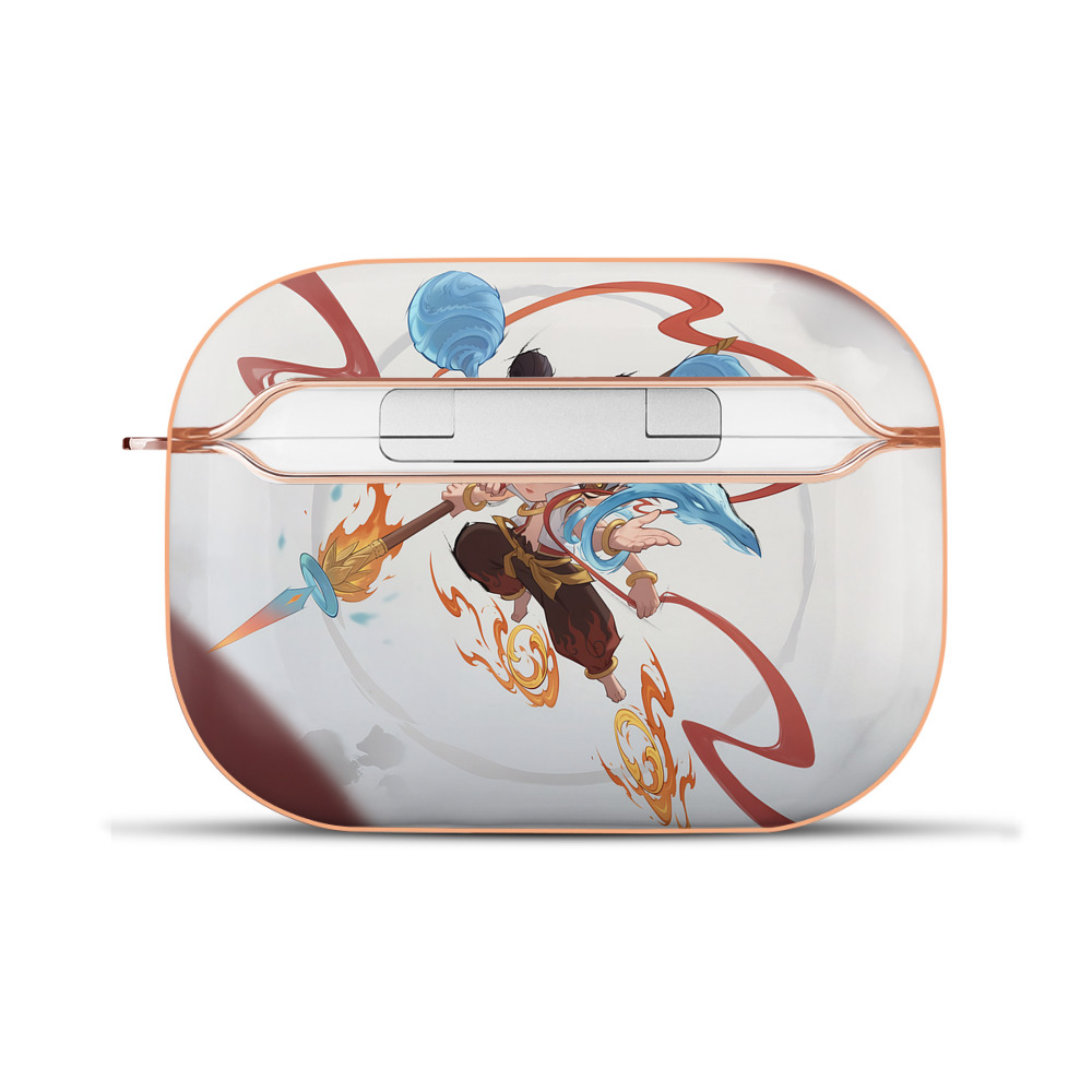 （画像用） Ne Zha 2 ナタ 魔童の大暴れ 【AirPods Pro用】ハードシェル保護ケース｜耐衝撃・防指紋・カラビナ付き商品仕様