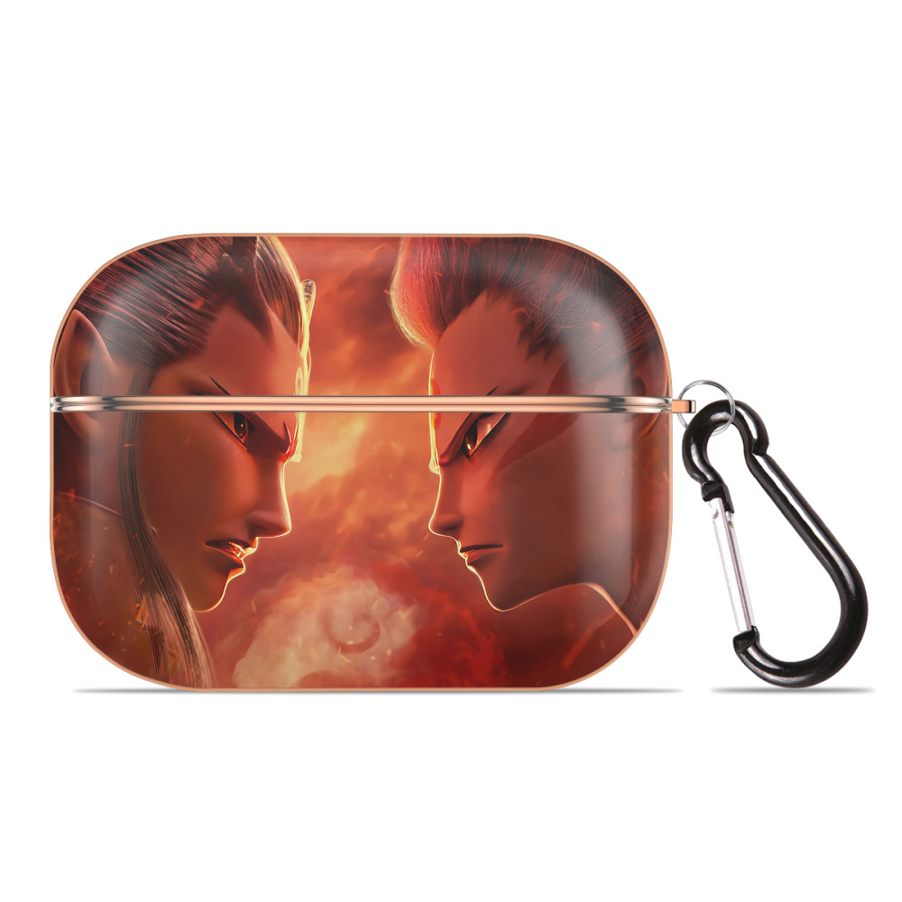 （画像用） Ne Zha 2 ナタ 魔童の大暴れ 【AirPods Pro用】ハードシェル保護ケース｜耐衝撃・防指紋・カラビナ付き商品仕様