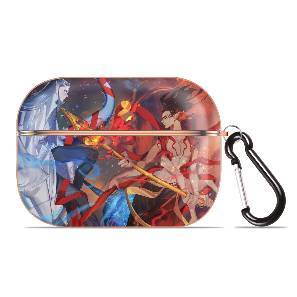 （画像用） Ne Zha 2 ナタ 魔童の大暴れ 【AirPods Pro用】ハードシェル保護ケース｜耐衝撃・防指紋・カラビナ付き商品仕様