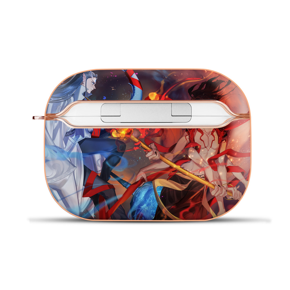 （画像用） Ne Zha 2 ナタ 魔童の大暴れ 【AirPods Pro用】ハードシェル保護ケース｜耐衝撃・防指紋・カラビナ付き商品仕様