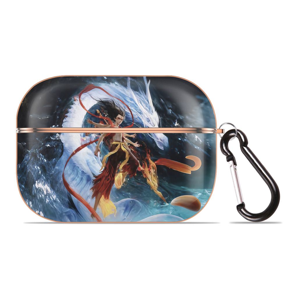 （画像用） Ne Zha 2 ナタ 魔童の大暴れ 【AirPods Pro用】ハードシェル保護ケース｜耐衝撃・防指紋・カラビナ付き商品仕様