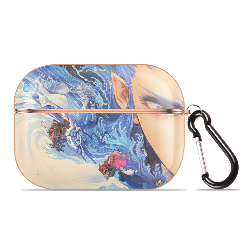 （画像用） Ne Zha 2 ナタ 魔童の大暴れ 【AirPods Pro用】ハードシェル保護ケース｜耐衝撃・防指紋・カラビナ付き商品仕様