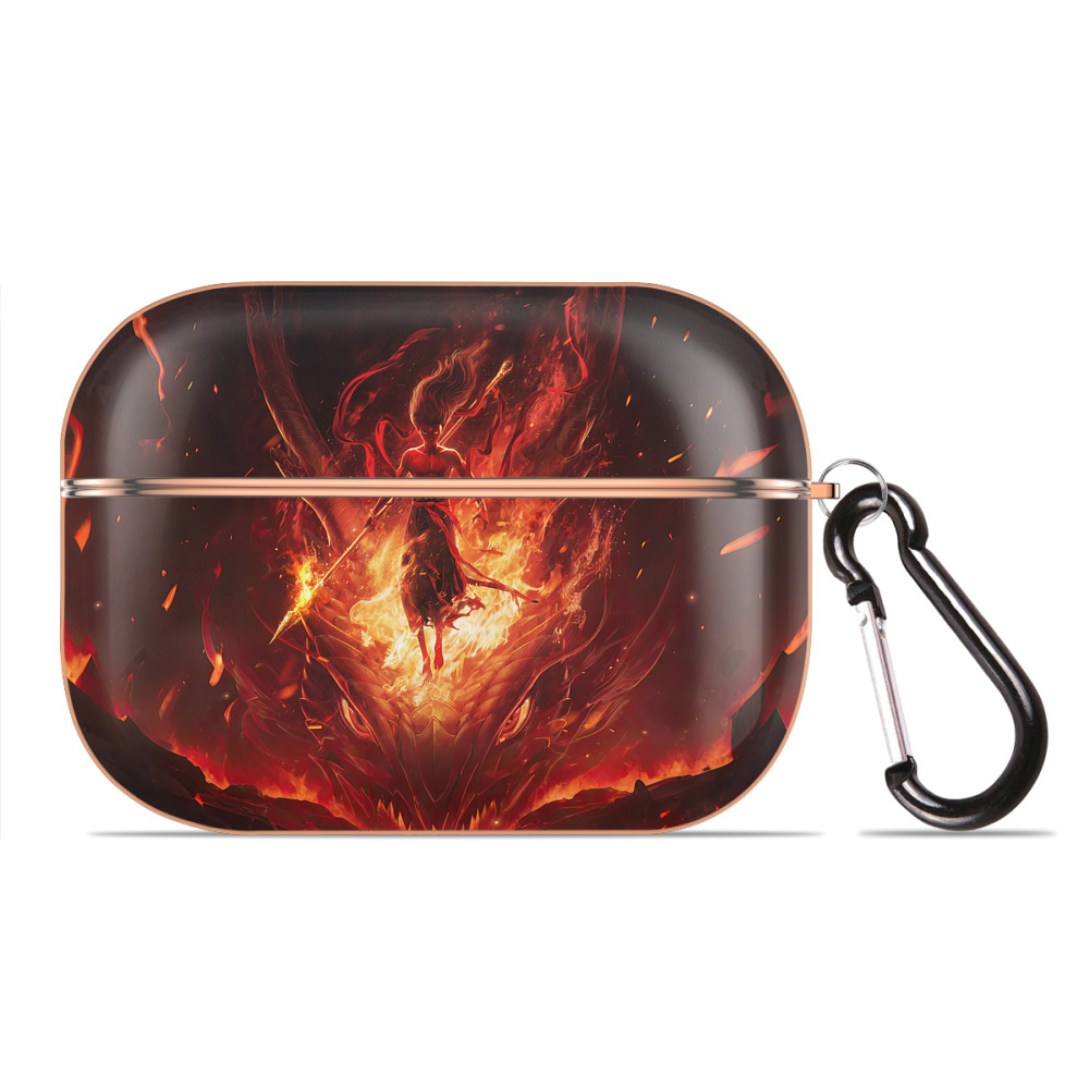 （画像用） Ne Zha 2 ナタ 魔童の大暴れ 【AirPods Pro用】ハードシェル保護ケース｜耐衝撃・防指紋・カラビナ付き商品仕様