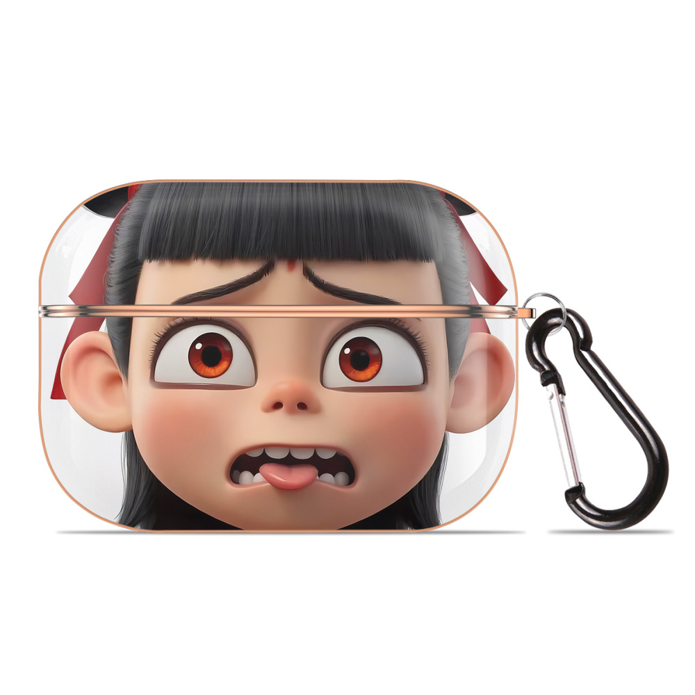 （画像用） Ne Zha 2 ナタ 魔童の大暴れ 【AirPods Pro用】ハードシェル保護ケース｜耐衝撃・防指紋・カラビナ付き商品仕様