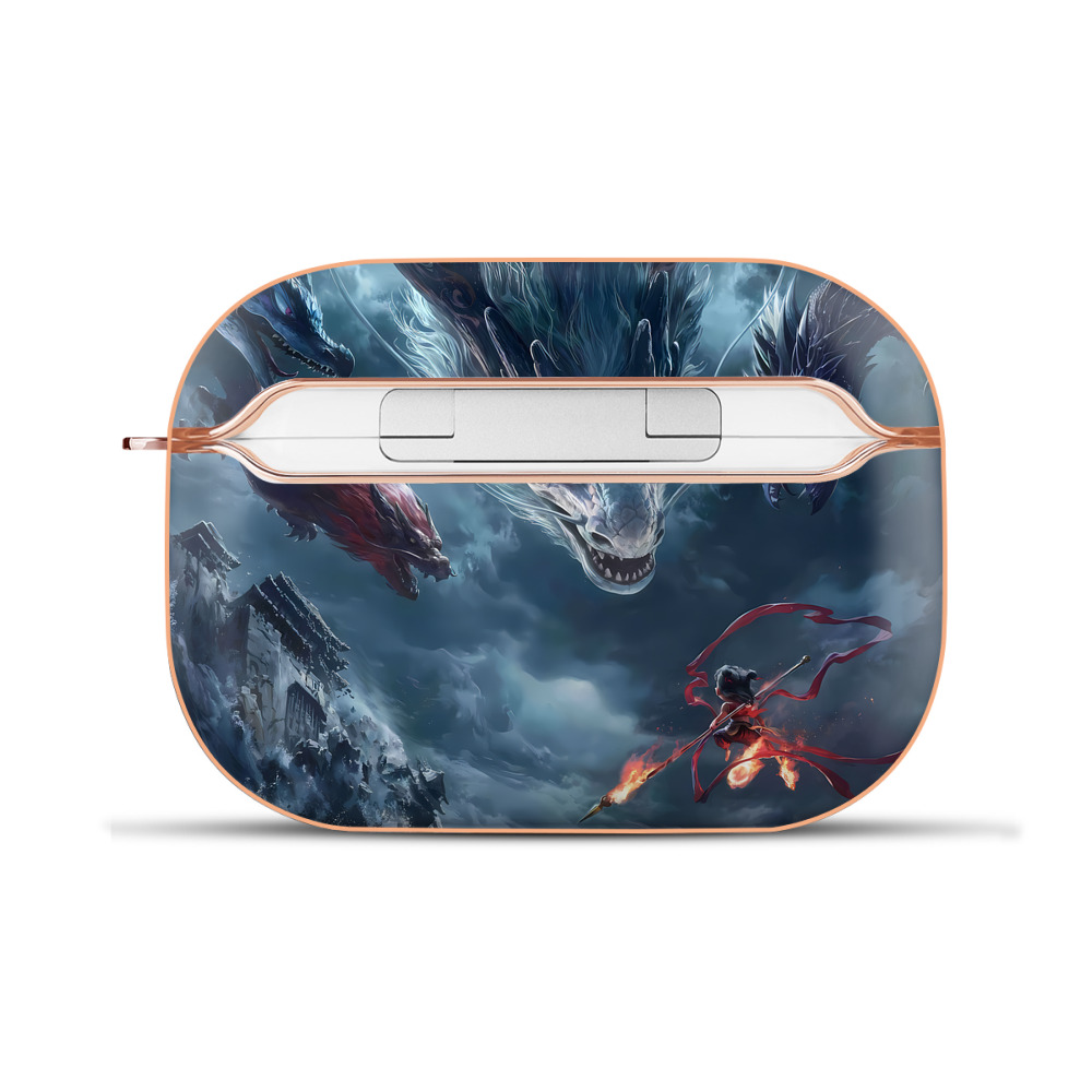 （画像用） Ne Zha 2 ナタ 魔童の大暴れ 【AirPods Pro用】ハードシェル保護ケース｜耐衝撃・防指紋・カラビナ付き商品仕様