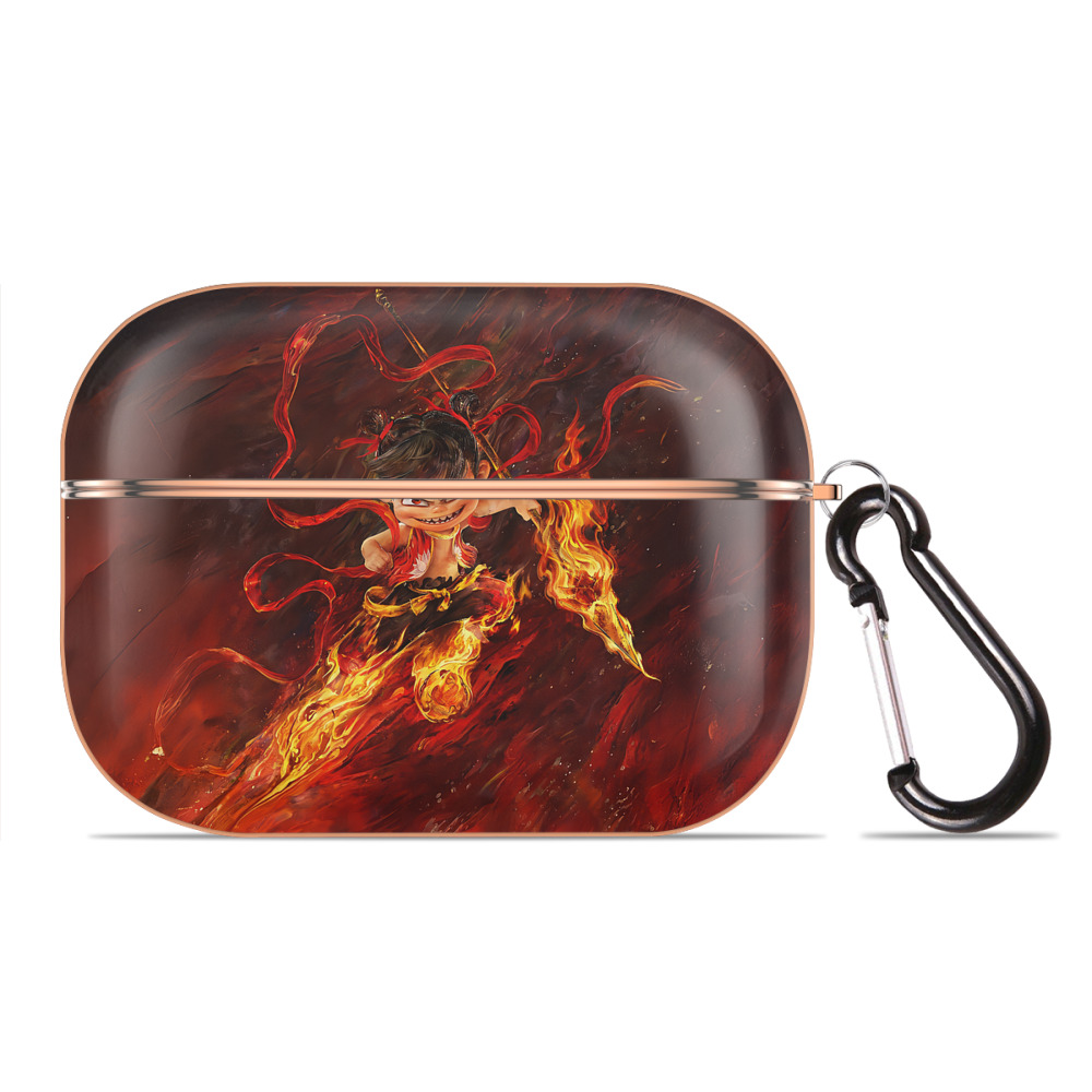 （画像用） Ne Zha 2 ナタ 魔童の大暴れ 【AirPods Pro用】ハードシェル保護ケース｜耐衝撃・防指紋・カラビナ付き商品仕様