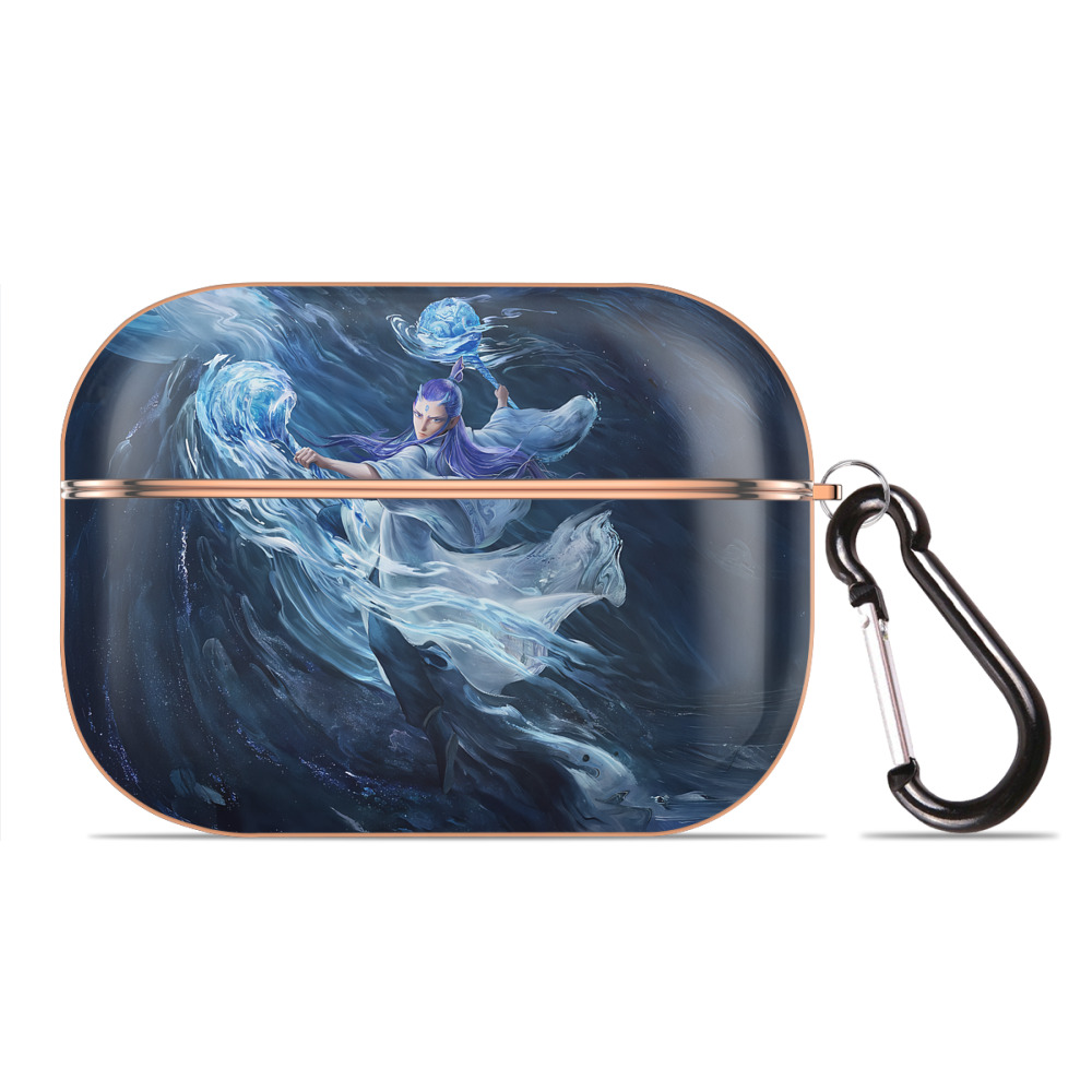（画像用） Ne Zha 2 ナタ 魔童の大暴れ 【AirPods Pro用】ハードシェル保護ケース｜耐衝撃・防指紋・カラビナ付き商品仕様
