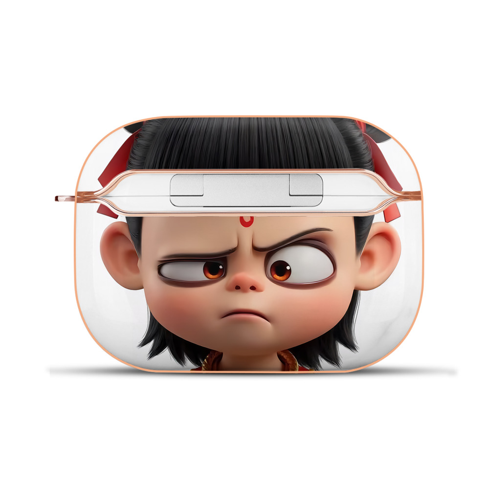 （画像用） Ne Zha 2 ナタ 魔童の大暴れ 【AirPods Pro用】ハードシェル保護ケース｜耐衝撃・防指紋・カラビナ付き商品仕様