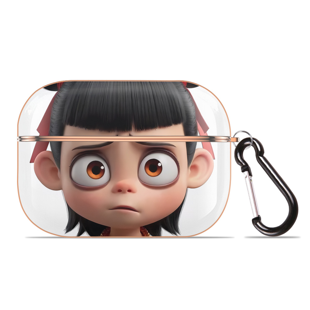 （画像用） Ne Zha 2 ナタ 魔童の大暴れ 【AirPods Pro用】ハードシェル保護ケース｜耐衝撃・防指紋・カラビナ付き商品仕様