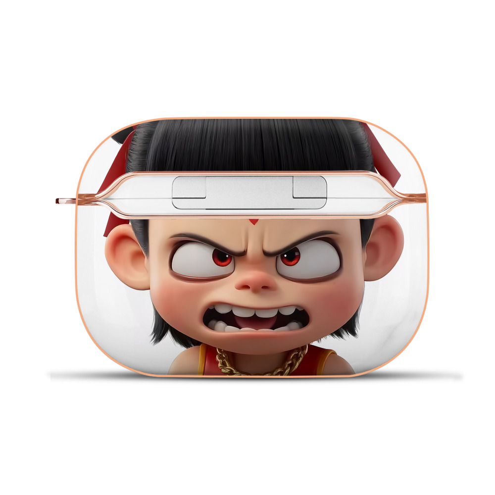 （画像用） Ne Zha 2 ナタ 魔童の大暴れ 【AirPods Pro用】ハードシェル保護ケース｜耐衝撃・防指紋・カラビナ付き商品仕様