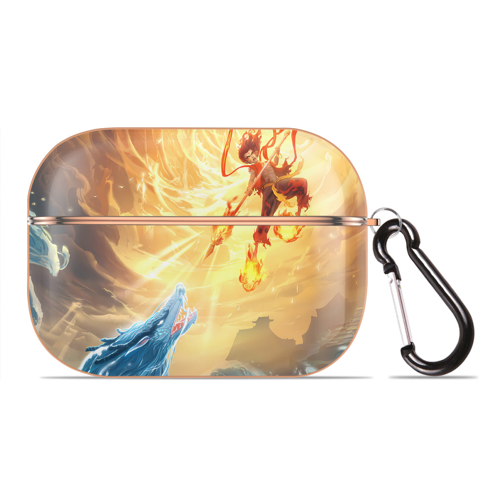（画像用） Ne Zha 2 ナタ 魔童の大暴れ 【AirPods Pro用】ハードシェル保護ケース｜耐衝撃・防指紋・カラビナ付き商品仕様