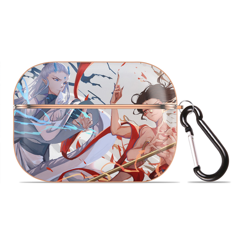 （画像用） Ne Zha 2 ナタ 魔童の大暴れ 【AirPods Pro用】ハードシェル保護ケース｜耐衝撃・防指紋・カラビナ付き商品仕様