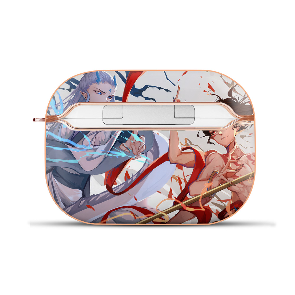 （画像用） Ne Zha 2 ナタ 魔童の大暴れ 【AirPods Pro用】ハードシェル保護ケース｜耐衝撃・防指紋・カラビナ付き商品仕様