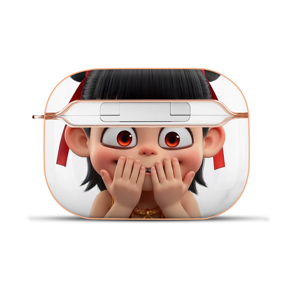 （画像用） Ne Zha 2 ナタ 魔童の大暴れ 【AirPods Pro用】ハードシェル保護ケース｜耐衝撃・防指紋・カラビナ付き商品仕様