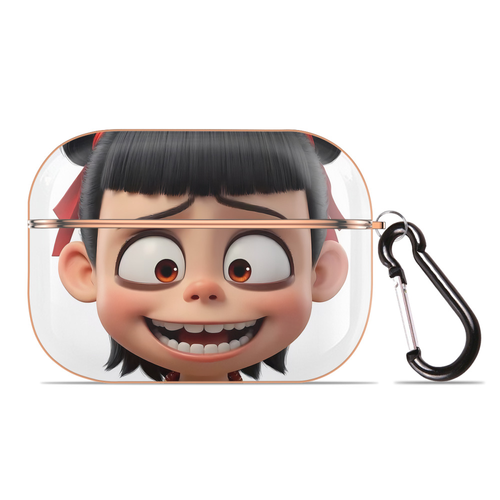 （画像用） Ne Zha 2 ナタ 魔童の大暴れ 【AirPods Pro用】ハードシェル保護ケース｜耐衝撃・防指紋・カラビナ付き商品仕様