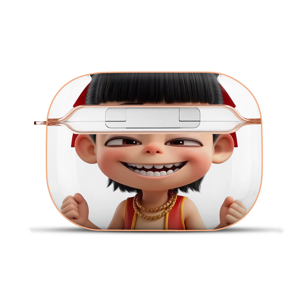（画像用） Ne Zha 2 ナタ 魔童の大暴れ 【AirPods Pro用】ハードシェル保護ケース｜耐衝撃・防指紋・カラビナ付き商品仕様