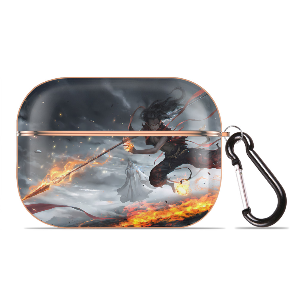 （画像用） Ne Zha 2 ナタ 魔童の大暴れ 【AirPods Pro用】ハードシェル保護ケース｜耐衝撃・防指紋・カラビナ付き商品仕様