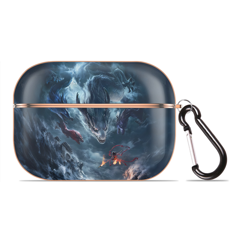 （画像用） Ne Zha 2 ナタ 魔童の大暴れ 【AirPods Pro用】ハードシェル保護ケース｜耐衝撃・防指紋・カラビナ付き商品仕様