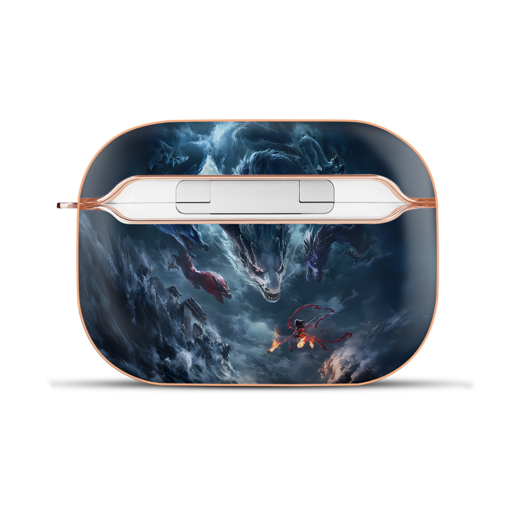 （画像用） Ne Zha 2 ナタ 魔童の大暴れ 【AirPods Pro用】ハードシェル保護ケース｜耐衝撃・防指紋・カラビナ付き商品仕様