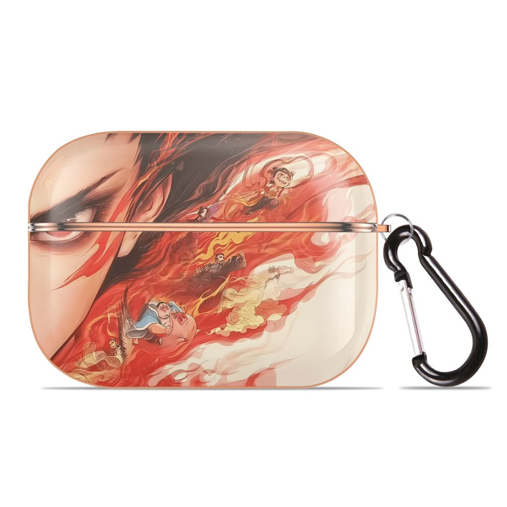 （画像用） Ne Zha 2 ナタ 魔童の大暴れ 【AirPods Pro用】ハードシェル保護ケース｜耐衝撃・防指紋・カラビナ付き商品仕様