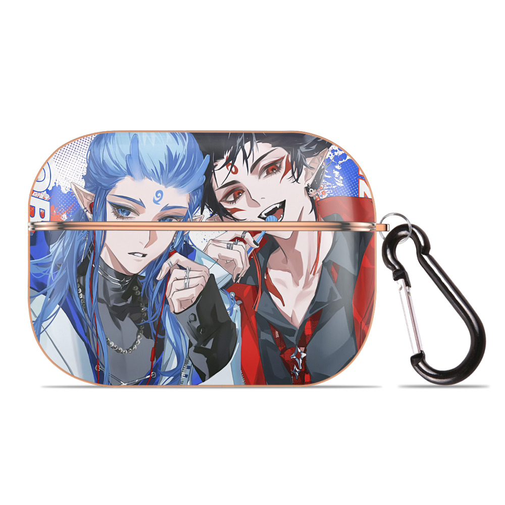 （画像用） Ne Zha 2 ナタ 魔童の大暴れ 【AirPods Pro用】ハードシェル保護ケース｜耐衝撃・防指紋・カラビナ付き商品仕様