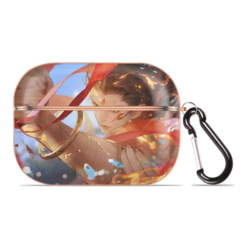 （画像用） Ne Zha 2 ナタ 魔童の大暴れ 【AirPods Pro用】ハードシェル保護ケース｜耐衝撃・防指紋・カラビナ付き商品仕様