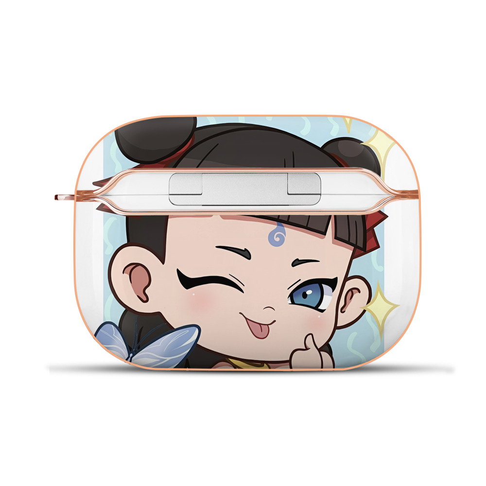 （画像用） Ne Zha 2 ナタ 魔童の大暴れ 【AirPods Pro用】ハードシェル保護ケース｜耐衝撃・防指紋・カラビナ付き商品仕様