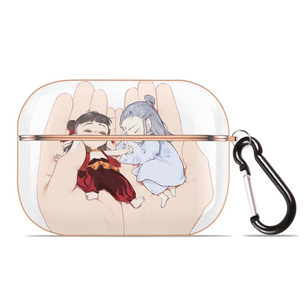 （画像用） Ne Zha 2 ナタ 魔童の大暴れ 【AirPods Pro用】ハードシェル保護ケース｜耐衝撃・防指紋・カラビナ付き商品仕様