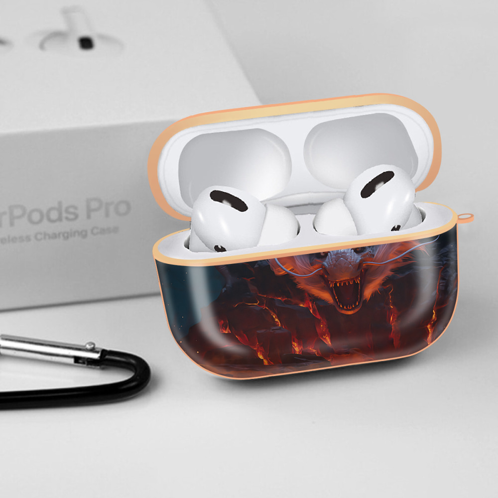 Ne Zha 2 ナタ 魔童の大暴れ 【AirPods Pro用】ハードシェル保護ケース｜耐衝撃・防指紋・カラビナ付き商品仕様