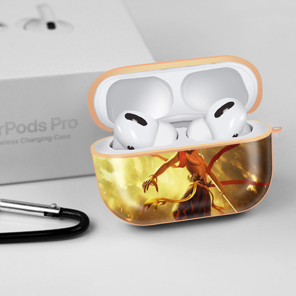 Ne Zha 2 ナタ 魔童の大暴れ 【AirPods Pro用】ハードシェル保護ケース｜耐衝撃・防指紋・カラビナ付き商品仕様