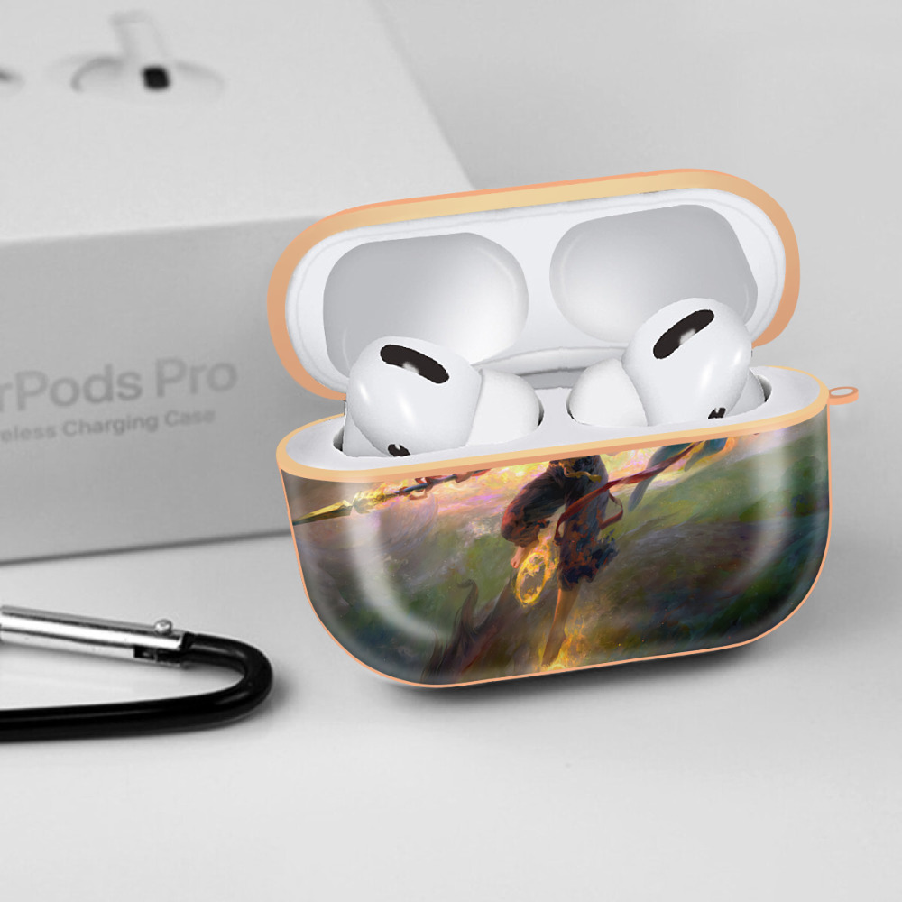 Ne Zha 2 ナタ 魔童の大暴れ 【AirPods Pro用】ハードシェル保護ケース｜耐衝撃・防指紋・カラビナ付き商品仕様