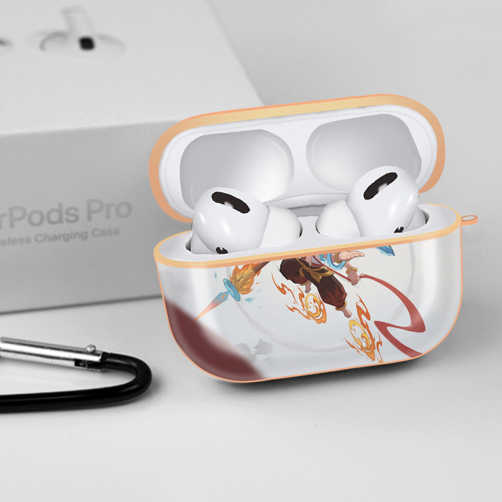 Ne Zha 2 ナタ 魔童の大暴れ 【AirPods Pro用】ハードシェル保護ケース｜耐衝撃・防指紋・カラビナ付き商品仕様