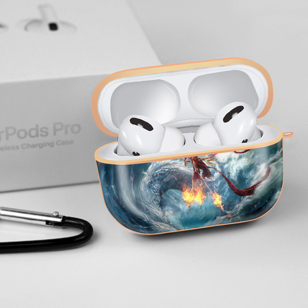 Ne Zha 2 ナタ 魔童の大暴れ 【AirPods Pro用】ハードシェル保護ケース｜耐衝撃・防指紋・カラビナ付き商品仕様