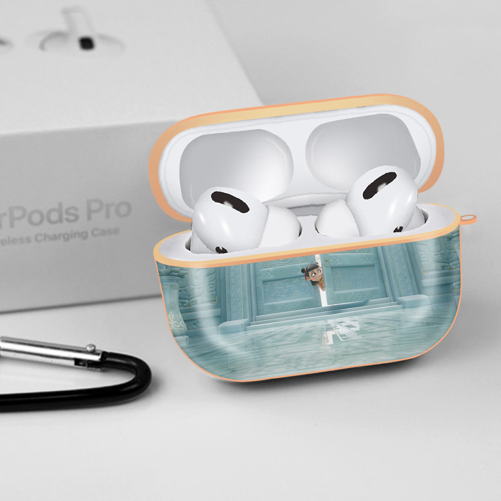Ne Zha 2 ナタ 魔童の大暴れ 【AirPods Pro用】ハードシェル保護ケース｜耐衝撃・防指紋・カラビナ付き商品仕様