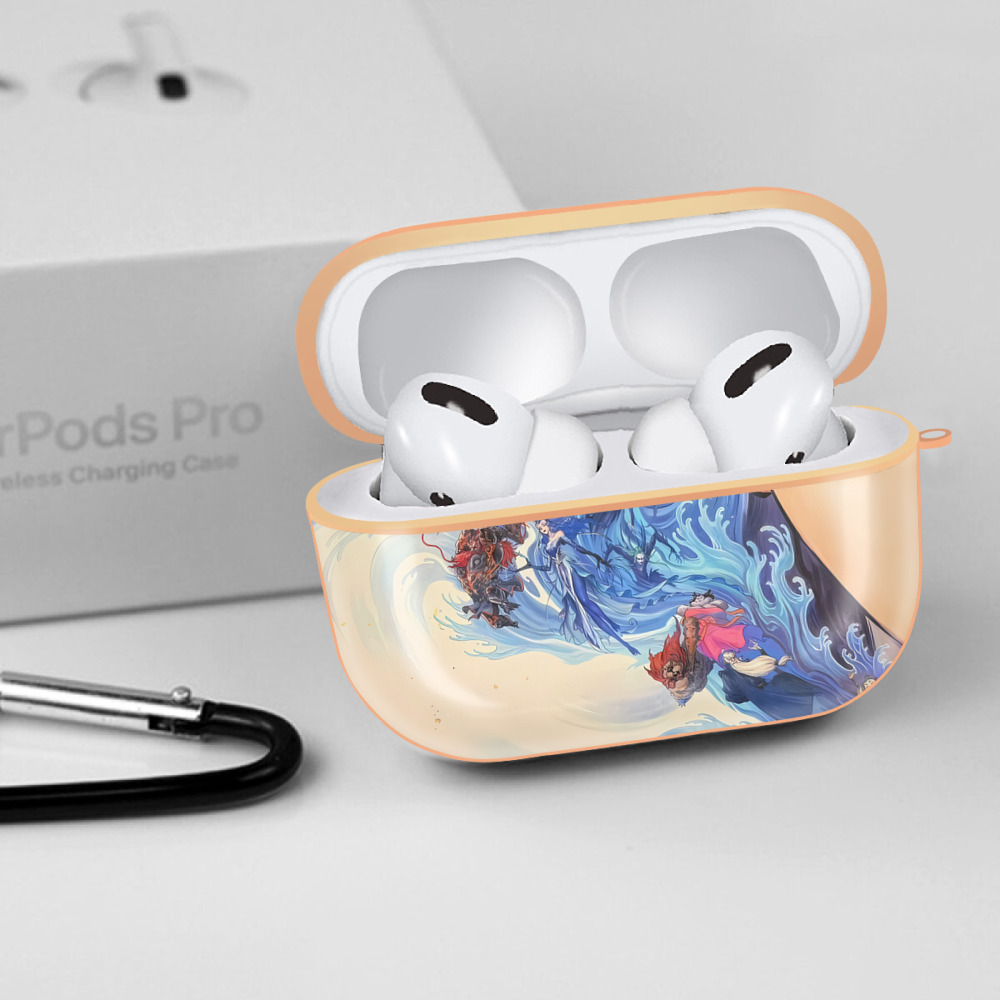 Ne Zha 2 ナタ 魔童の大暴れ 【AirPods Pro用】ハードシェル保護ケース｜耐衝撃・防指紋・カラビナ付き商品仕様