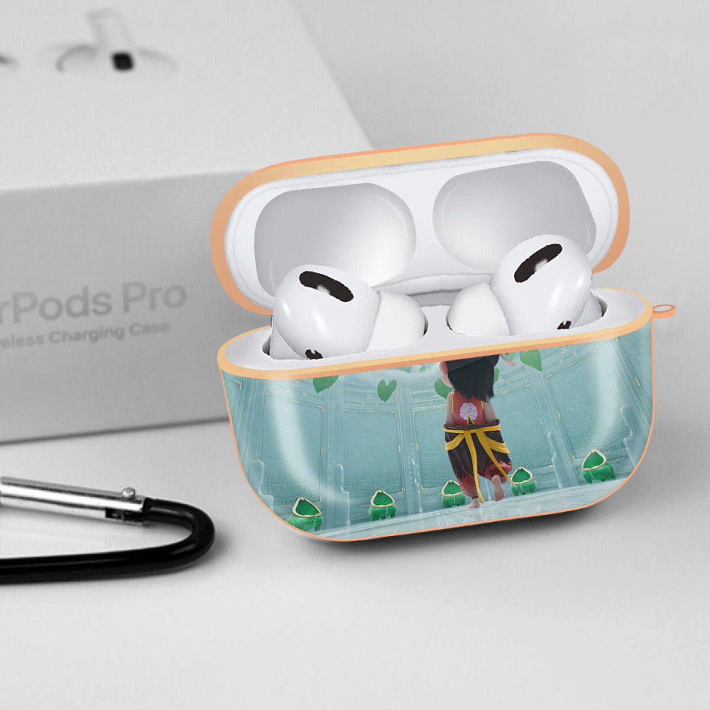 Ne Zha 2 ナタ 魔童の大暴れ 【AirPods Pro用】ハードシェル保護ケース｜耐衝撃・防指紋・カラビナ付き商品仕様