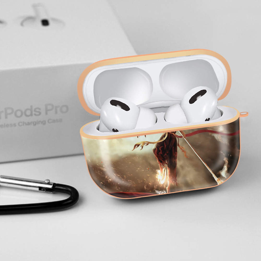 Ne Zha 2 ナタ 魔童の大暴れ 【AirPods Pro用】ハードシェル保護ケース｜耐衝撃・防指紋・カラビナ付き商品仕様