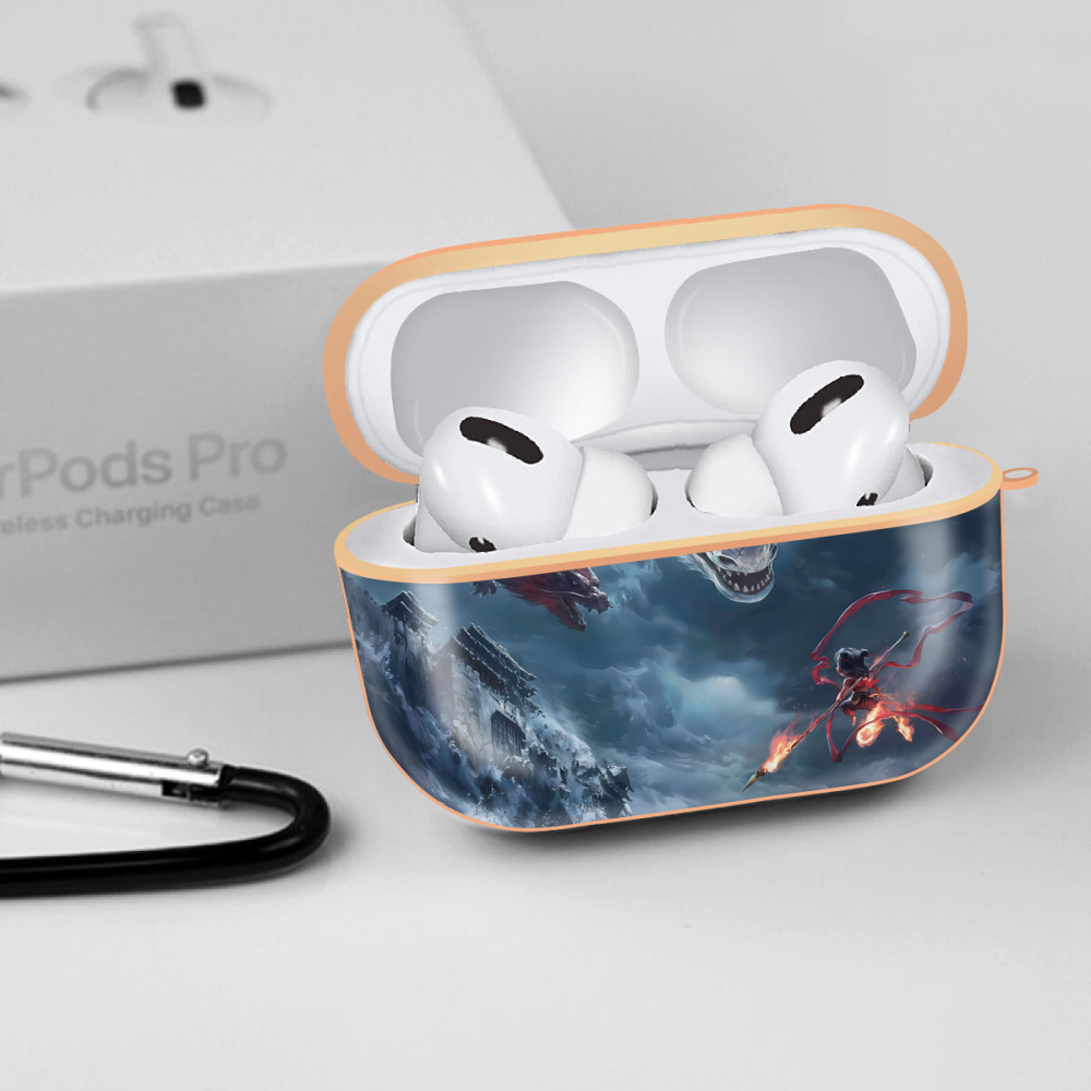 Ne Zha 2 ナタ 魔童の大暴れ 【AirPods Pro用】ハードシェル保護ケース｜耐衝撃・防指紋・カラビナ付き商品仕様