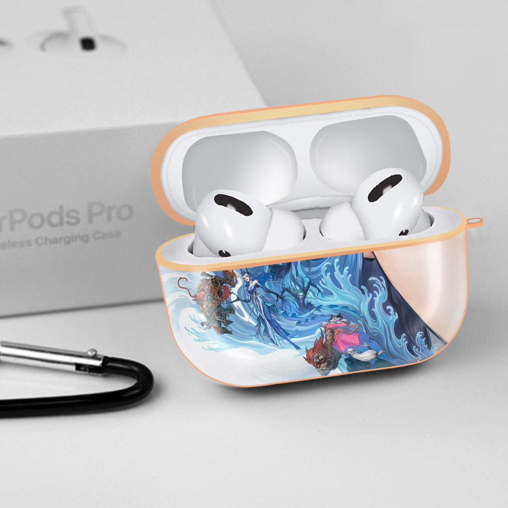 Ne Zha 2 ナタ 魔童の大暴れ 【AirPods Pro用】ハードシェル保護ケース｜耐衝撃・防指紋・カラビナ付き商品仕様