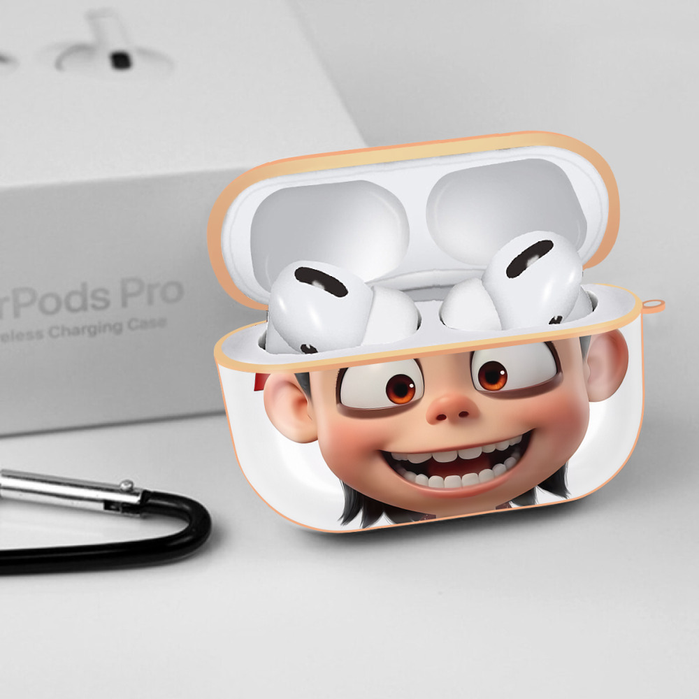 Ne Zha 2 ナタ 魔童の大暴れ 【AirPods Pro用】ハードシェル保護ケース｜耐衝撃・防指紋・カラビナ付き商品仕様