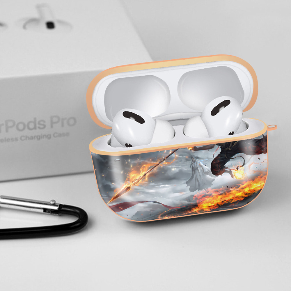 Ne Zha 2 ナタ 魔童の大暴れ 【AirPods Pro用】ハードシェル保護ケース｜耐衝撃・防指紋・カラビナ付き商品仕様