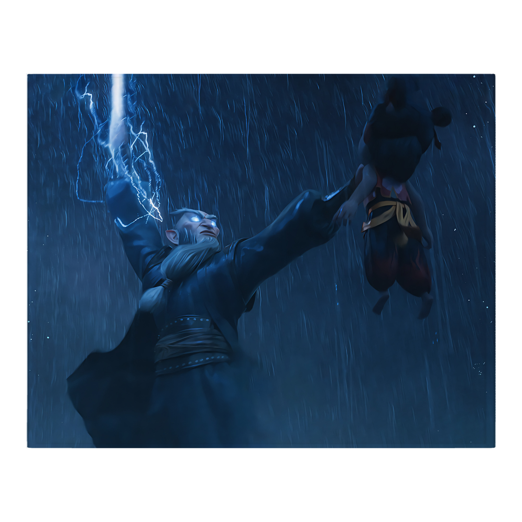 （画像用） Ne Zha 2 ナタ 魔童の大暴れ フランネルブランケット・多サイズ対応（横型）