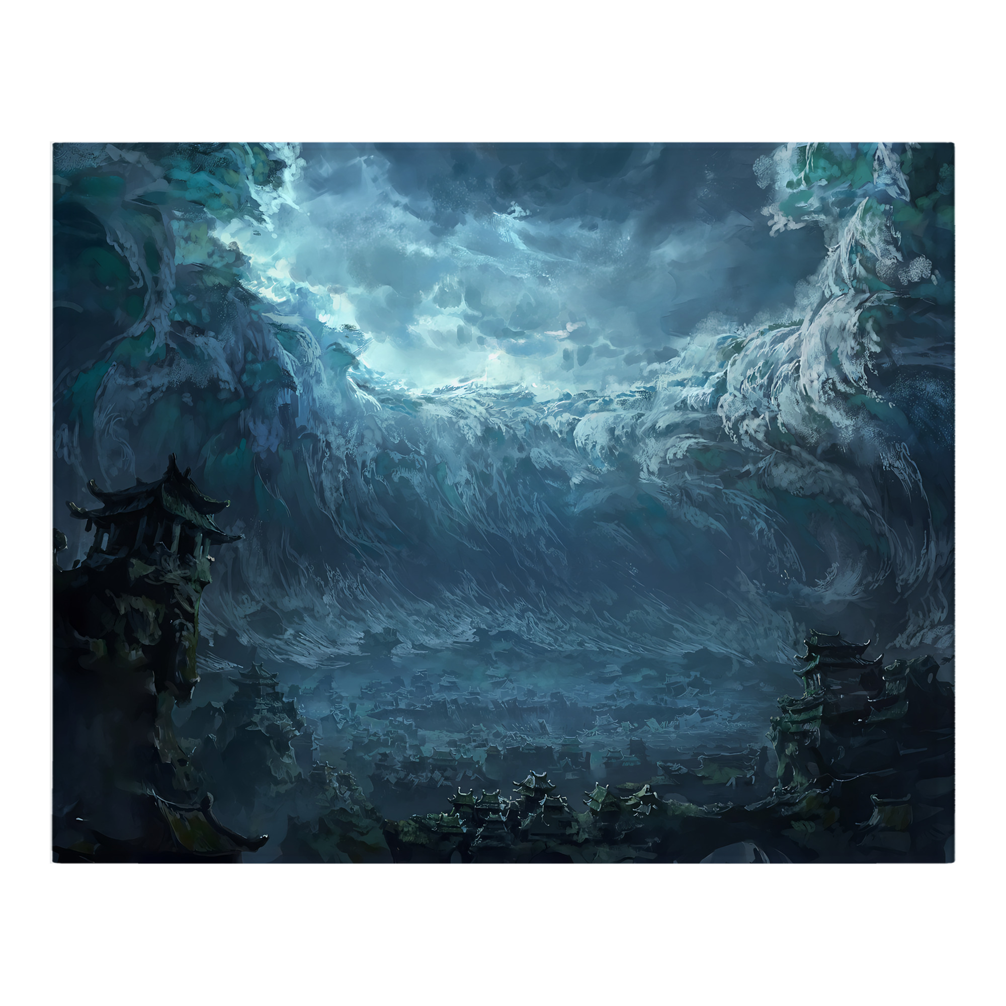 （画像用） Ne Zha 2 ナタ 魔童の大暴れ フランネルブランケット・多サイズ対応（横型）